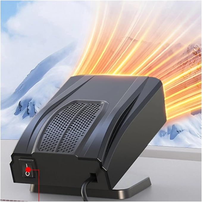 Calefactor Eléctrico Portátil 12V 150W con Ventilador para Auto miniatura 2