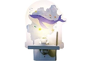 Eco-Friendly Whale Night Light for Kids' Dreamy Sleep