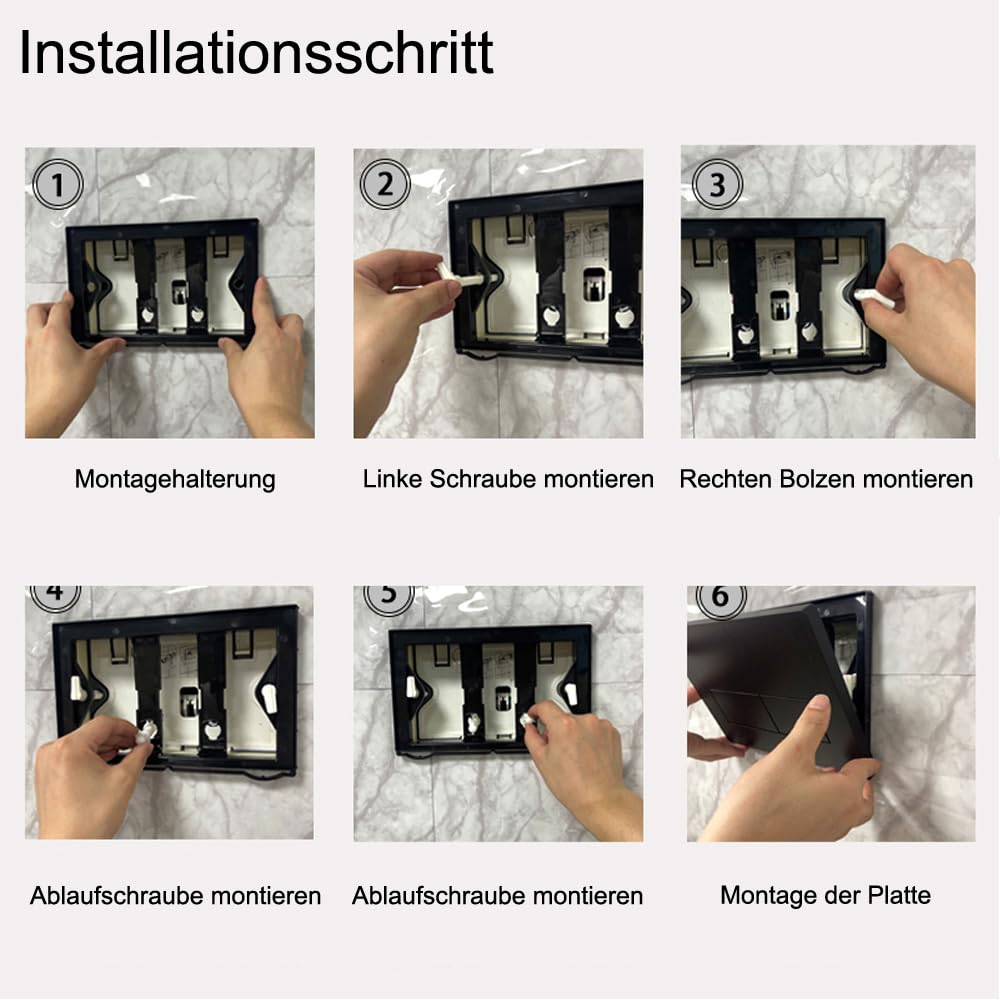 Piastra per WC compatibile con Geberit Sigma, UP300 & UP320 Serie, doppio risciacquo (oro)