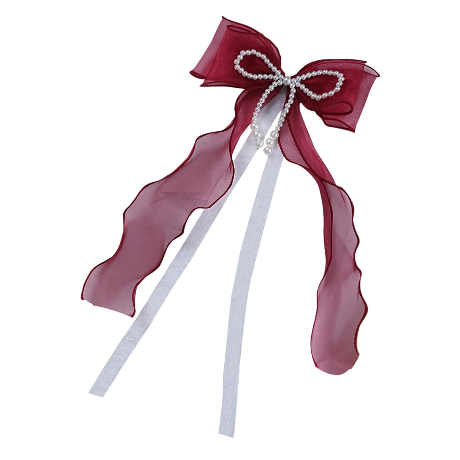 carotoe Bowknot Curtain Tiebacks with Beads for Styles & Functionality Decorative Curtain Tie Adding Elegances Touch Bows Tiebacks
