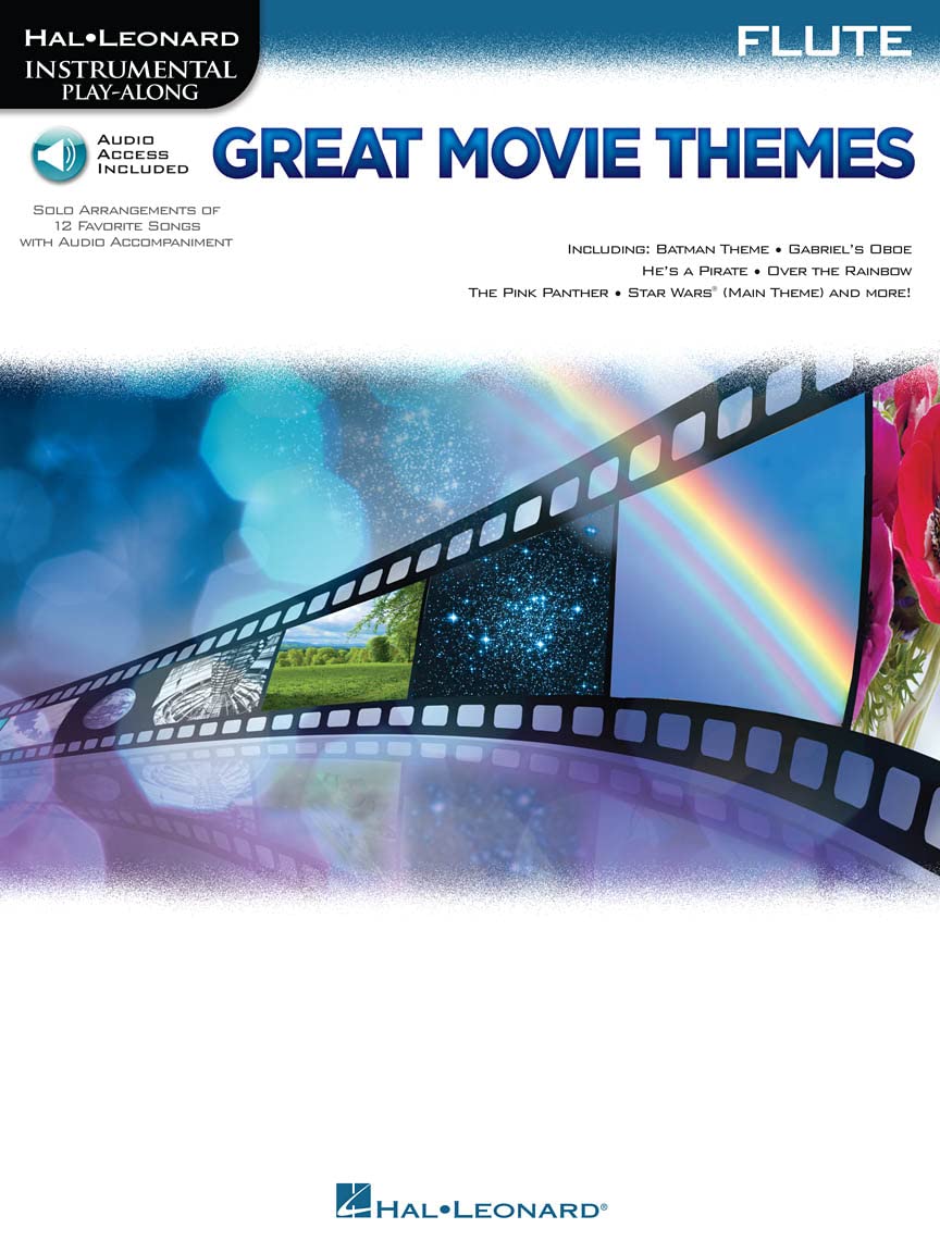 Instrumental Play-Along Great Movie Themes: Flute (Hal Leonard Instrumental Play-along) (Includes Online Access Code)