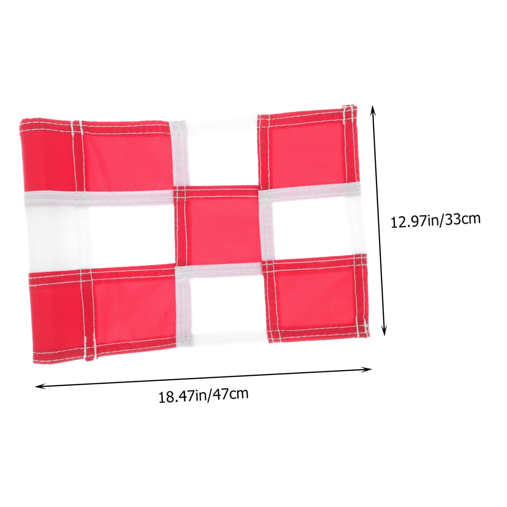 VICASKY Golf Hole Flag Stick Golfing Court Prop Bright Court Flag Golfing Train Equipment