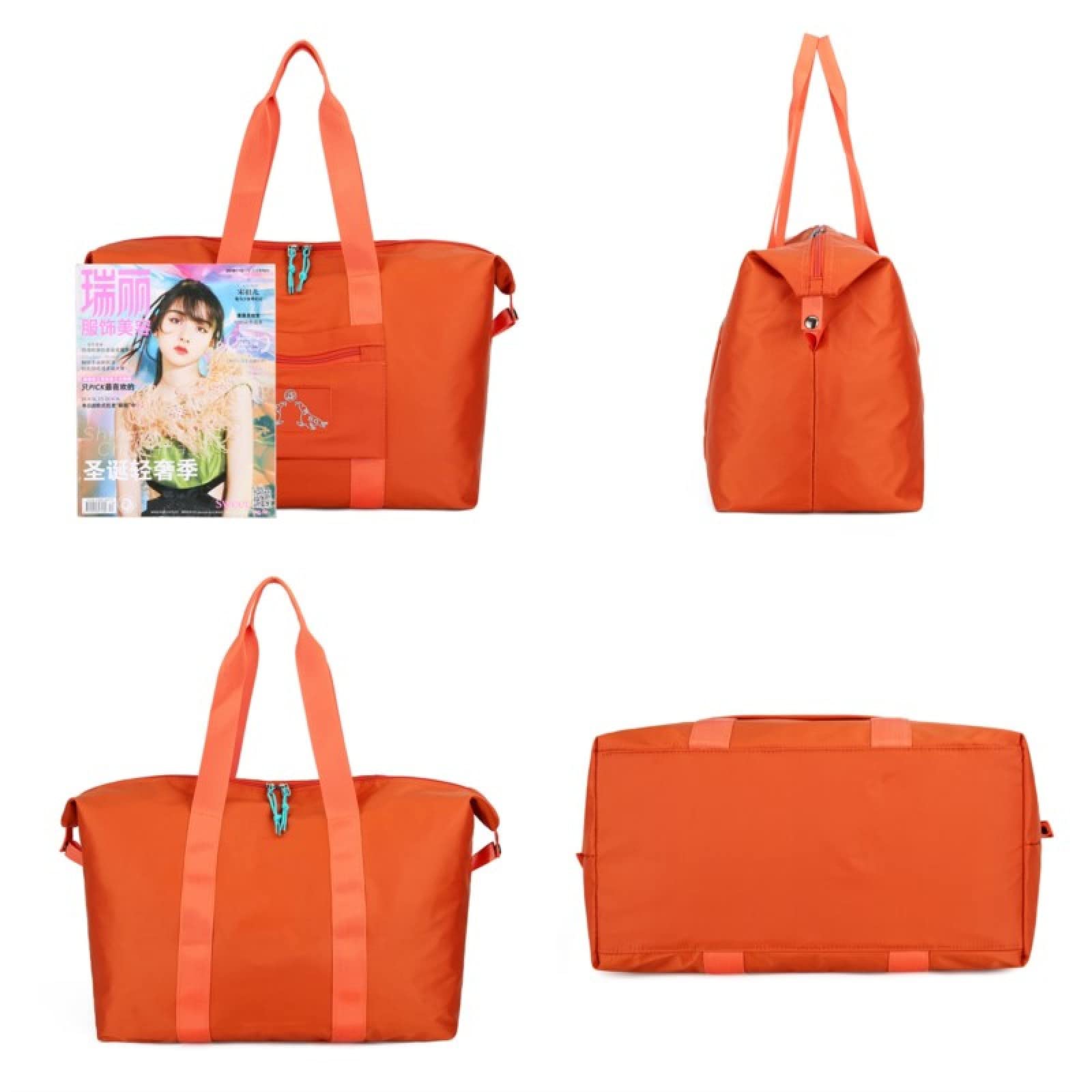 Wasserdichte Oxford-Umhängetasche für den Außenbereich, Sport-Fitnessstudio, Tragetasche mit Griff oben, Damen, Training, Einkaufen, Fitness, Reisehandtasche