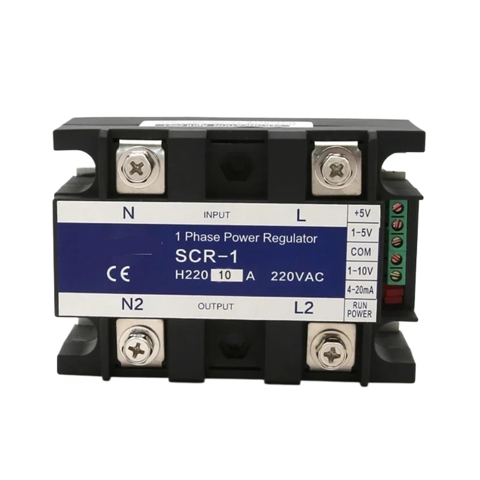 CXFCIHFT Single Phase AC Voltage Regulator Module 10A 25A 40A 60A 80A 100A 150A 200A 220V Voltage Regulator Solid State Relay(200A)