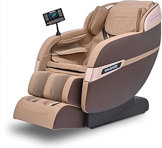 SPARNOD FITNESS Deluxe Massage Chair Recliner Full Body Massage Chair Recliner with Zero Gravity, Airbags, Heat Therapy, Hip & Seat Massage, BT Speakers No Installation Required Plug & Play