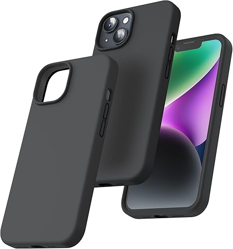 Vista 21 de TOCOL - Funda 5 en 1 para iPhone 11, con 2 protectores de pantalla + 2 protectores de lente de cámara, funda delgada de silicona líquida a prueba
