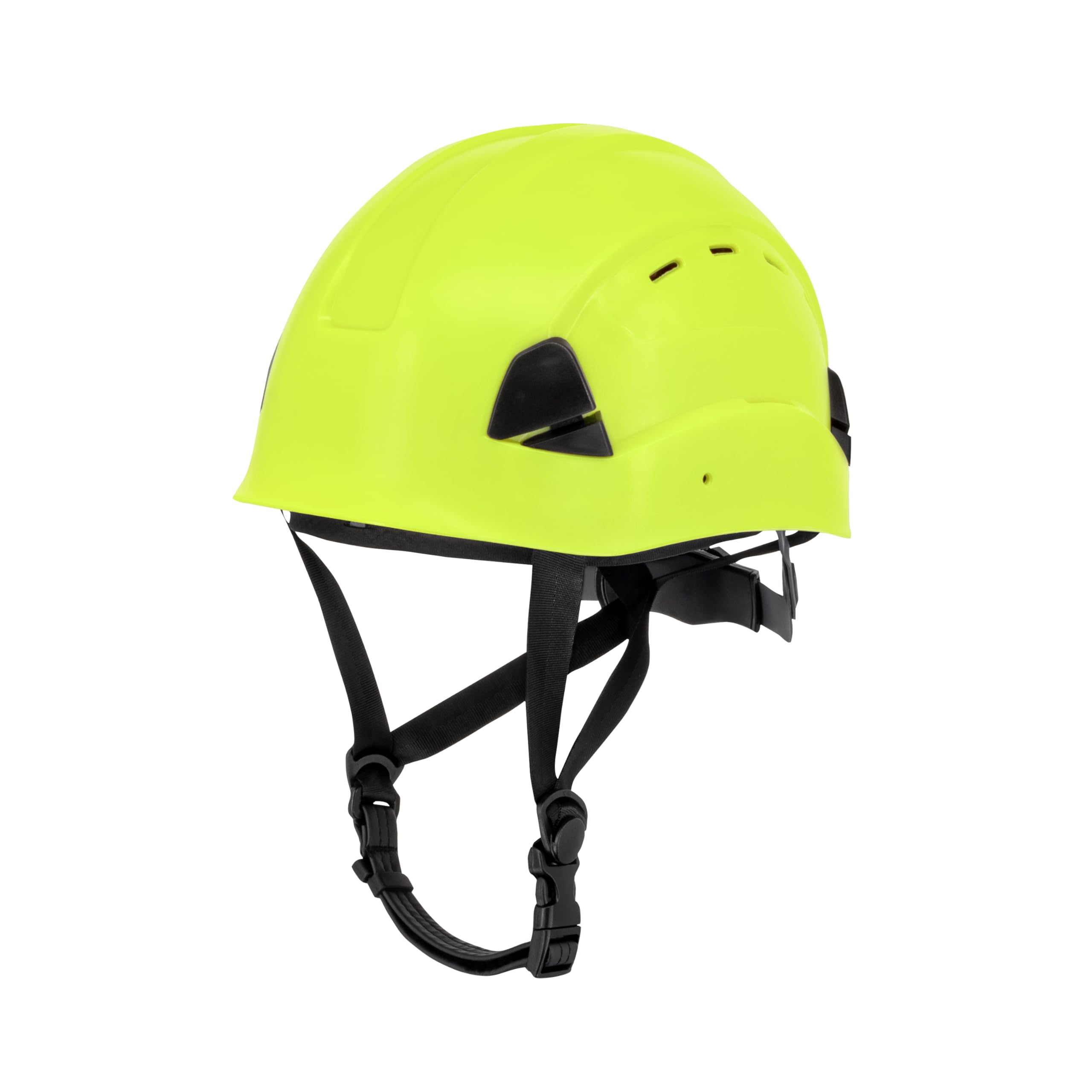 DEWALT DPG22V - Casco de seguridad unisex tipo II Clase C con trinquete de 4 puntos ventilado, color lima de alta visibilidad, tamaño adulto