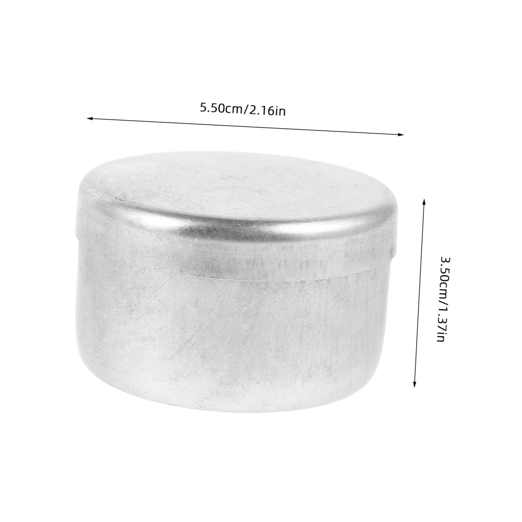 Ciieeo Aluminum Soil Sample Boxes Storage Containers Lids Mini Sample Storage Jars for Laboratory