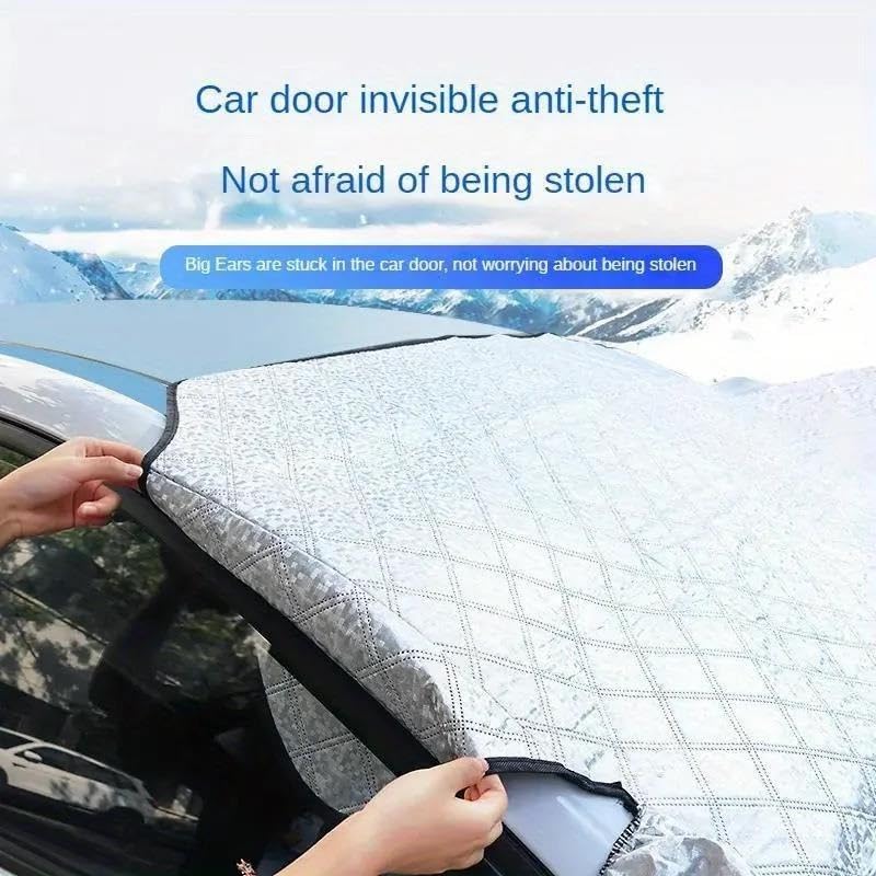 Protector de nieve para coche manta magnética parabrisas delantero cubierta invierno coche L 3
