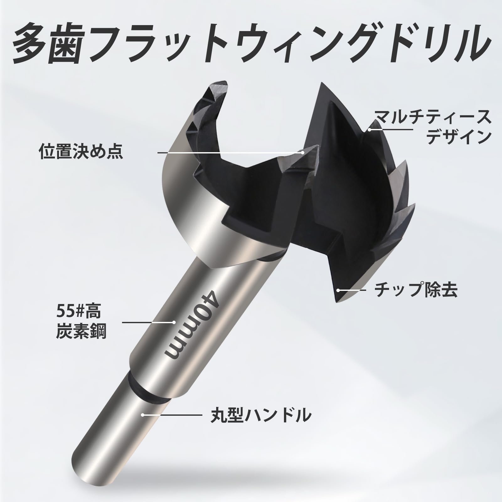 Amazon | Vearter 16本組 木工用ドリル 6mm-54mm 座ぐりドリル