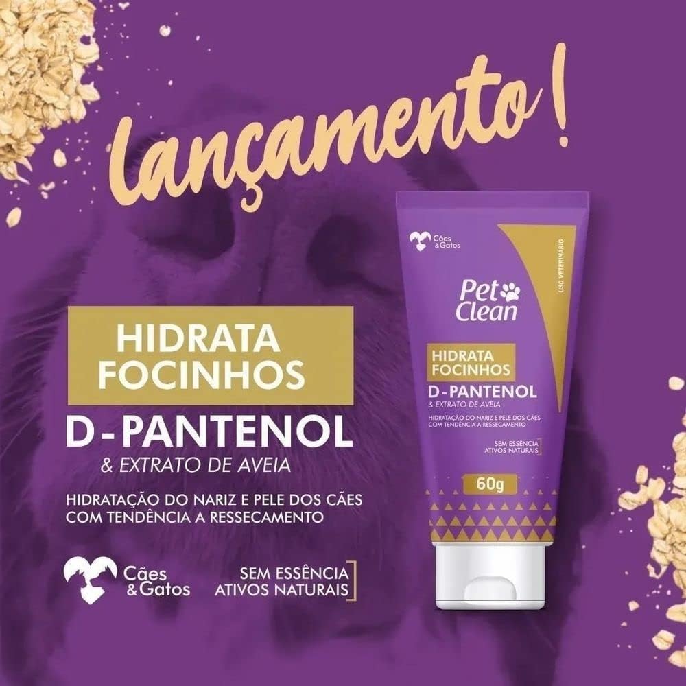 Hidratante de Focinho D-Pantenol 60 g Pet Clean