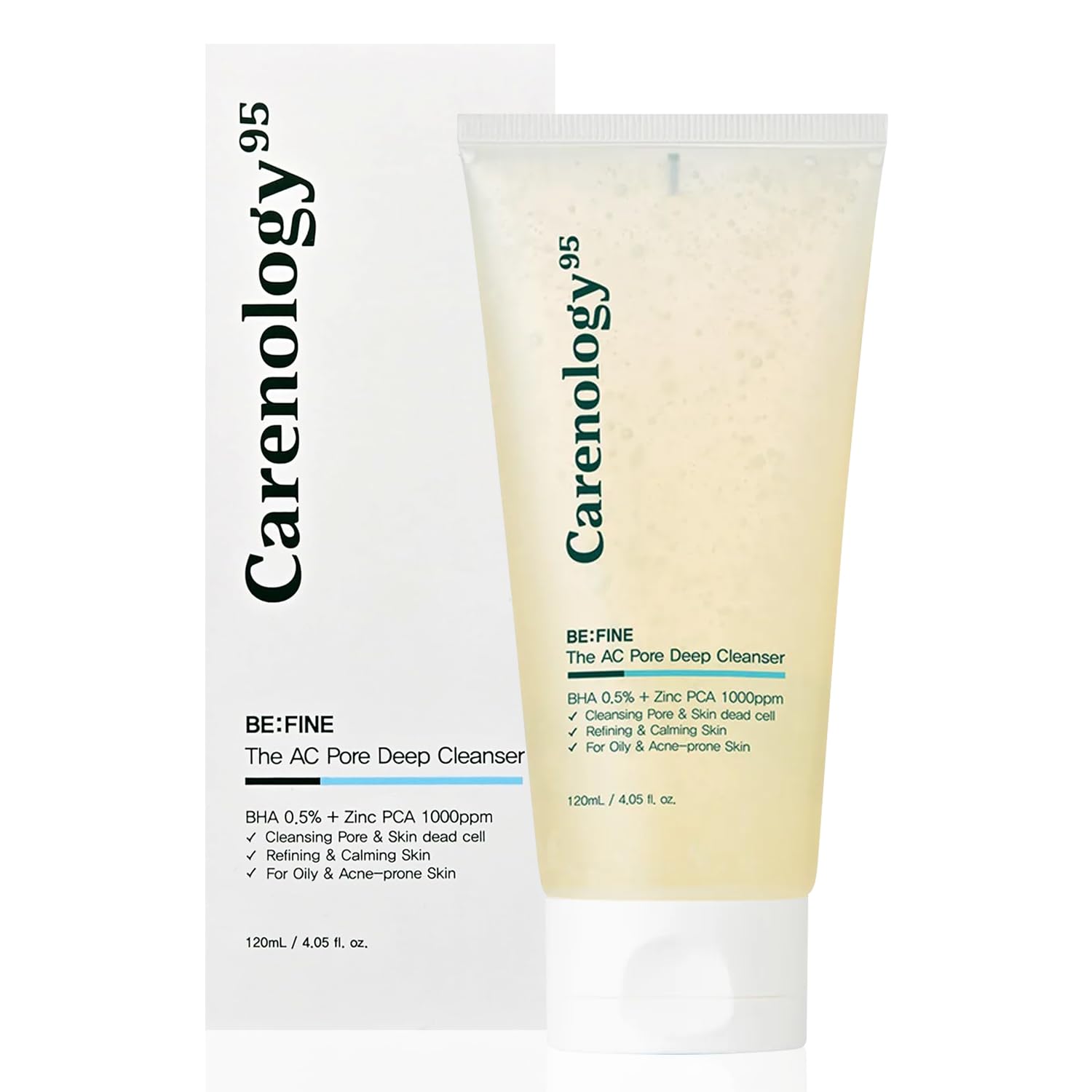 Carenology 95 - BE:FINE The AC Pore Deep Cleanser 4.05 FL/OZ,120 ml