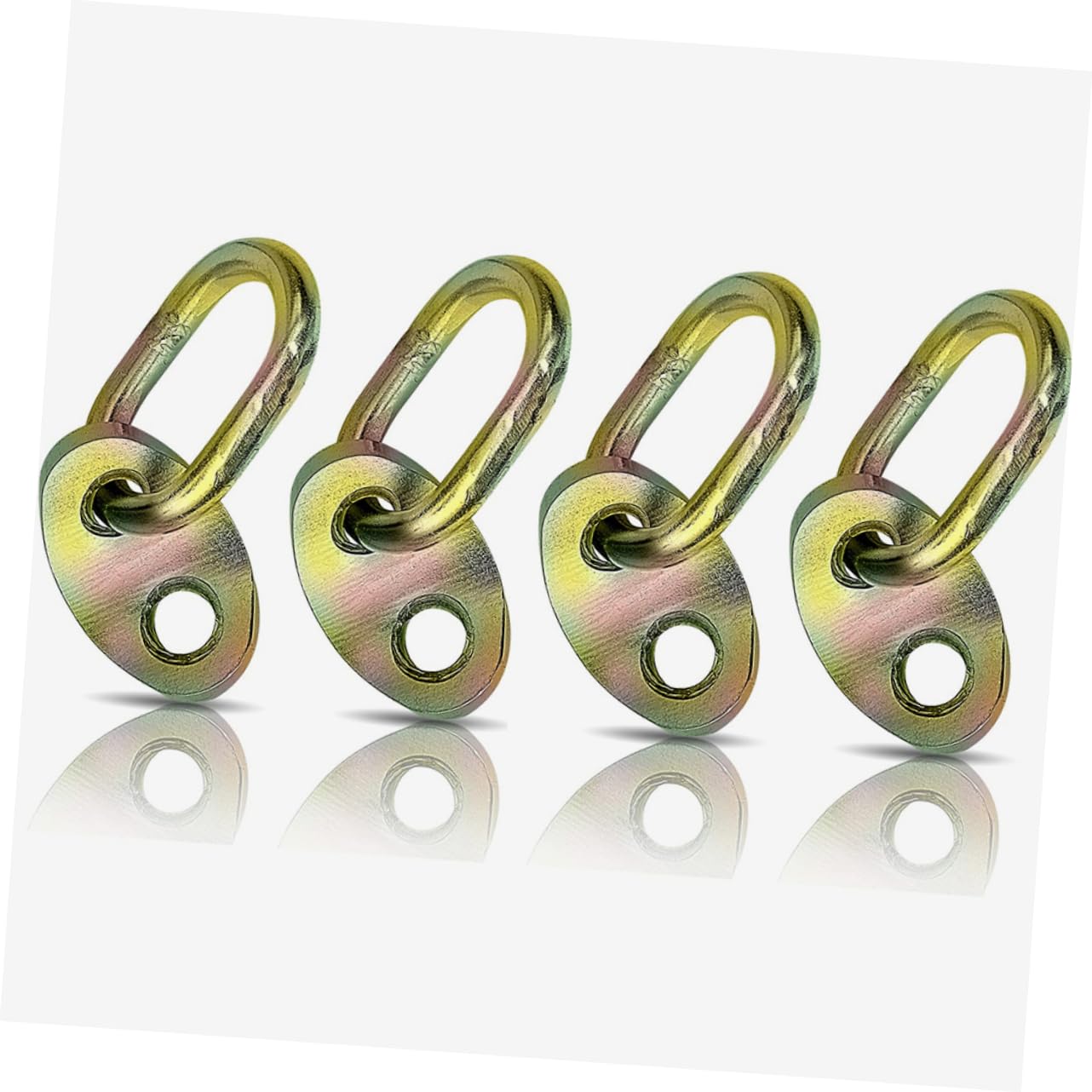 MAGICLULU 4 Pezzi Kit Sollevamento Ganci Sollevamento Sicuri e Versatili Staffe Adattabili per Applicazioni Meccaniche Facile Installazione e Utilizzo