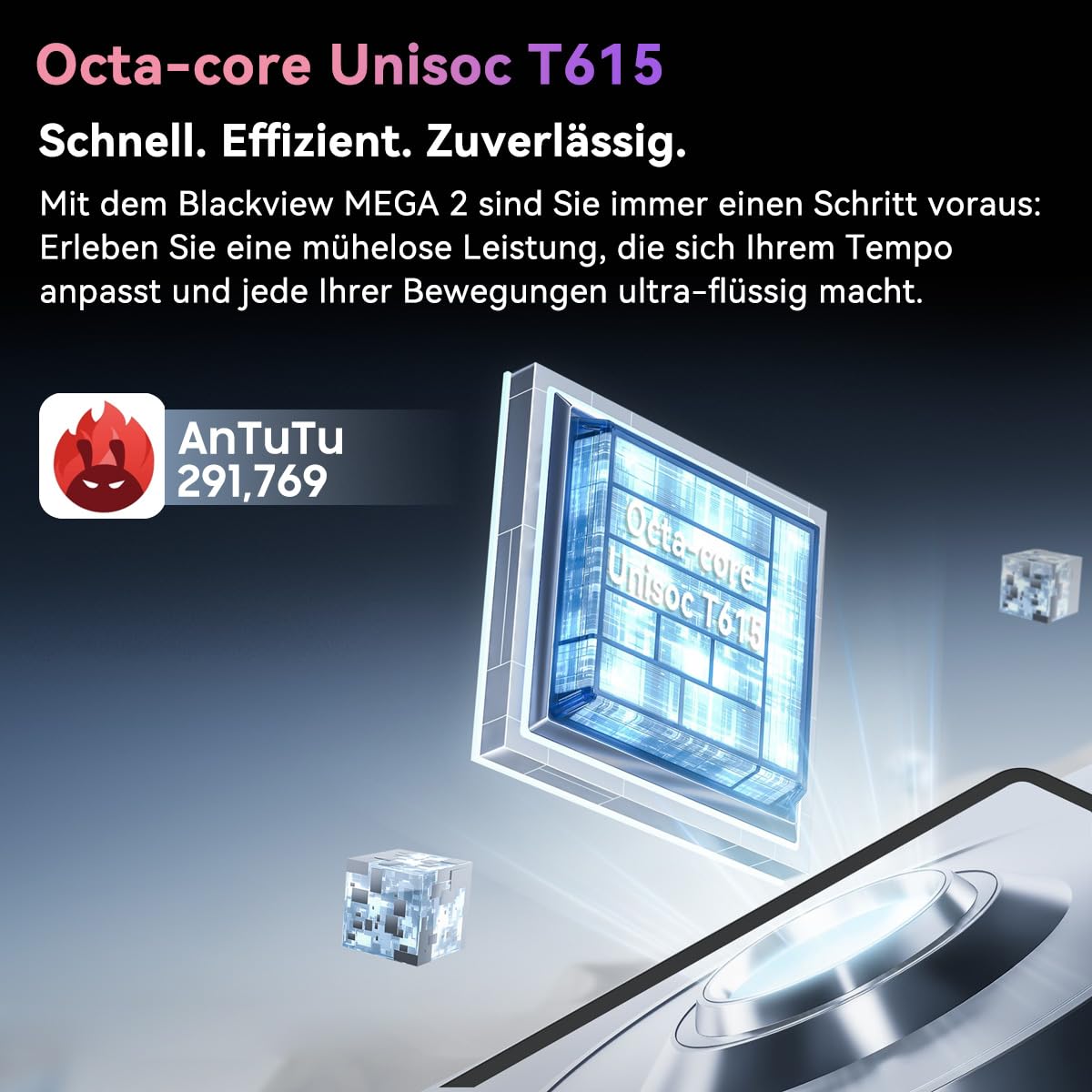 Blackview MEGA2 Tablet 12 Zoll mit Tastatur, Android 15, 24 GB RAM (6+18 GB) + 256 GB, 2K Display, 4G LTE, 5-GHz-WLAN, 9000 mAh, Komplettset mit Maus, Stift & Ladegerät