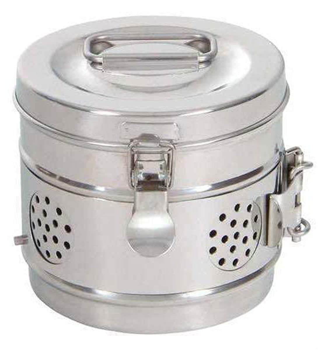 Shakuntla Stainless Steel Medical Dressing Drum pack of 1 (6 x 6 inches) (B0C45WZPQK) Amazon Price History, Amazon Price Tracker