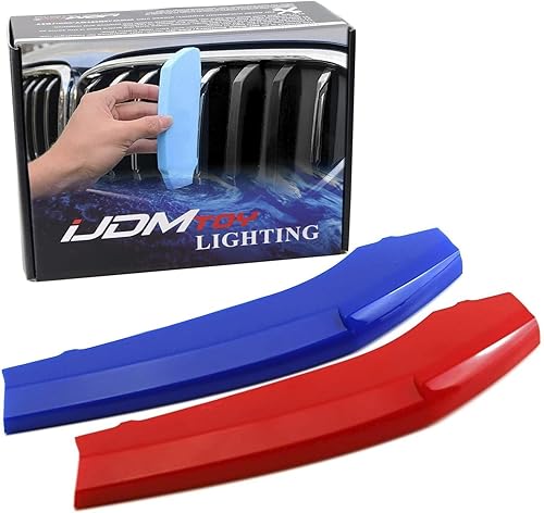 iJDMTOY Exact Fit - Moldes de rejilla icónicos de 3 colores compatibles con BMW 2012-2015 F12 F13 6 Series 640i 650i 2 puertas Coupe/Convertible