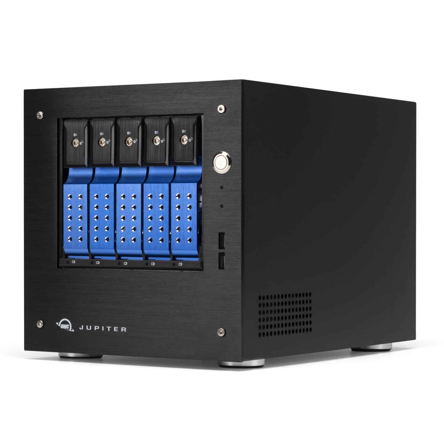 OWC 20TB Jupiter Mini 5-Bay Desktop NAS System with Intel Xeon Up to 2.7Ghz, 32GB Memory, Double 10GbE, TrueNAS™ Scale OS
