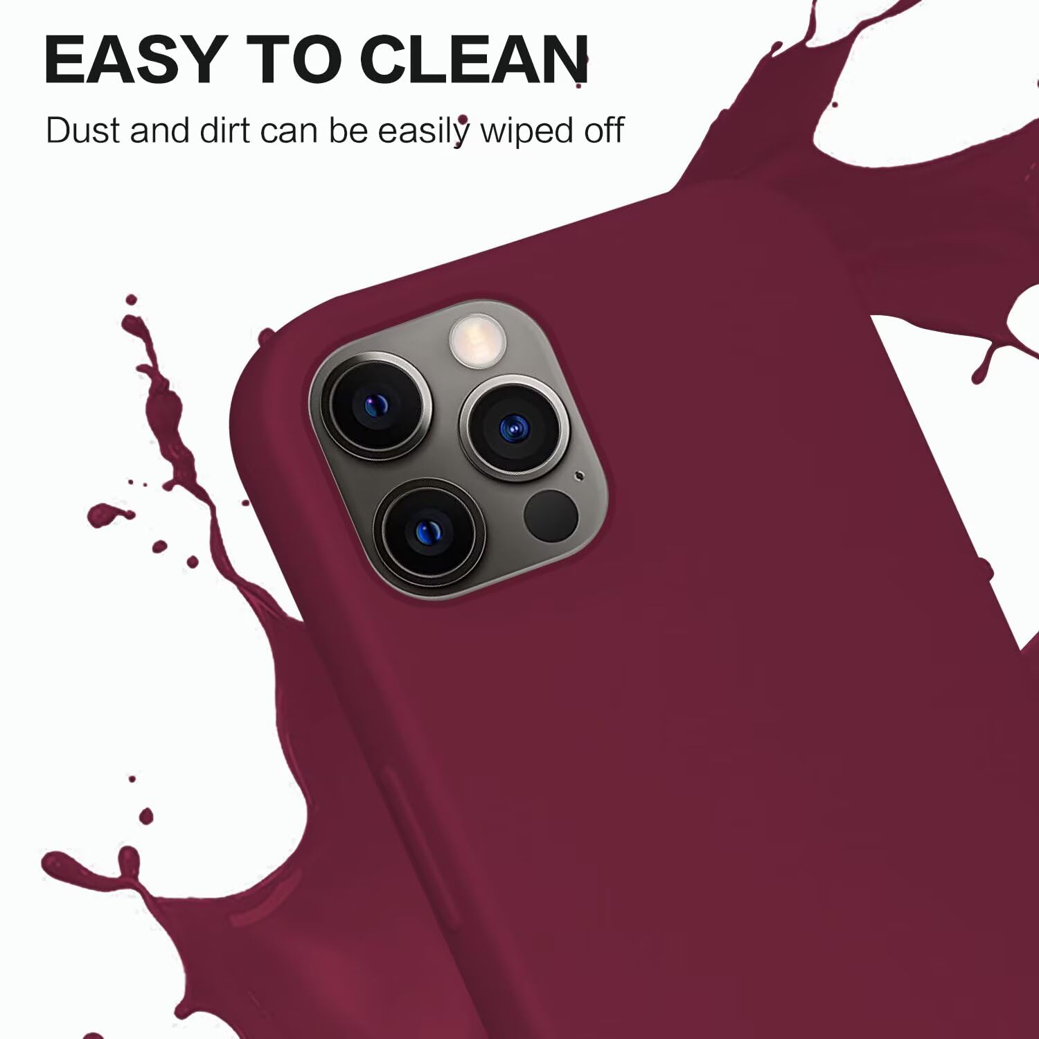 Knrlqim Cover per Apple iPhone 14 pro max con Cordino, Custodia con Laccio Collana Tracolla Collo Silicone Antiurto TPU Custodia Traslucida Opaca Protettiva Case per iPhone 14 pro max 6.7,Marrone