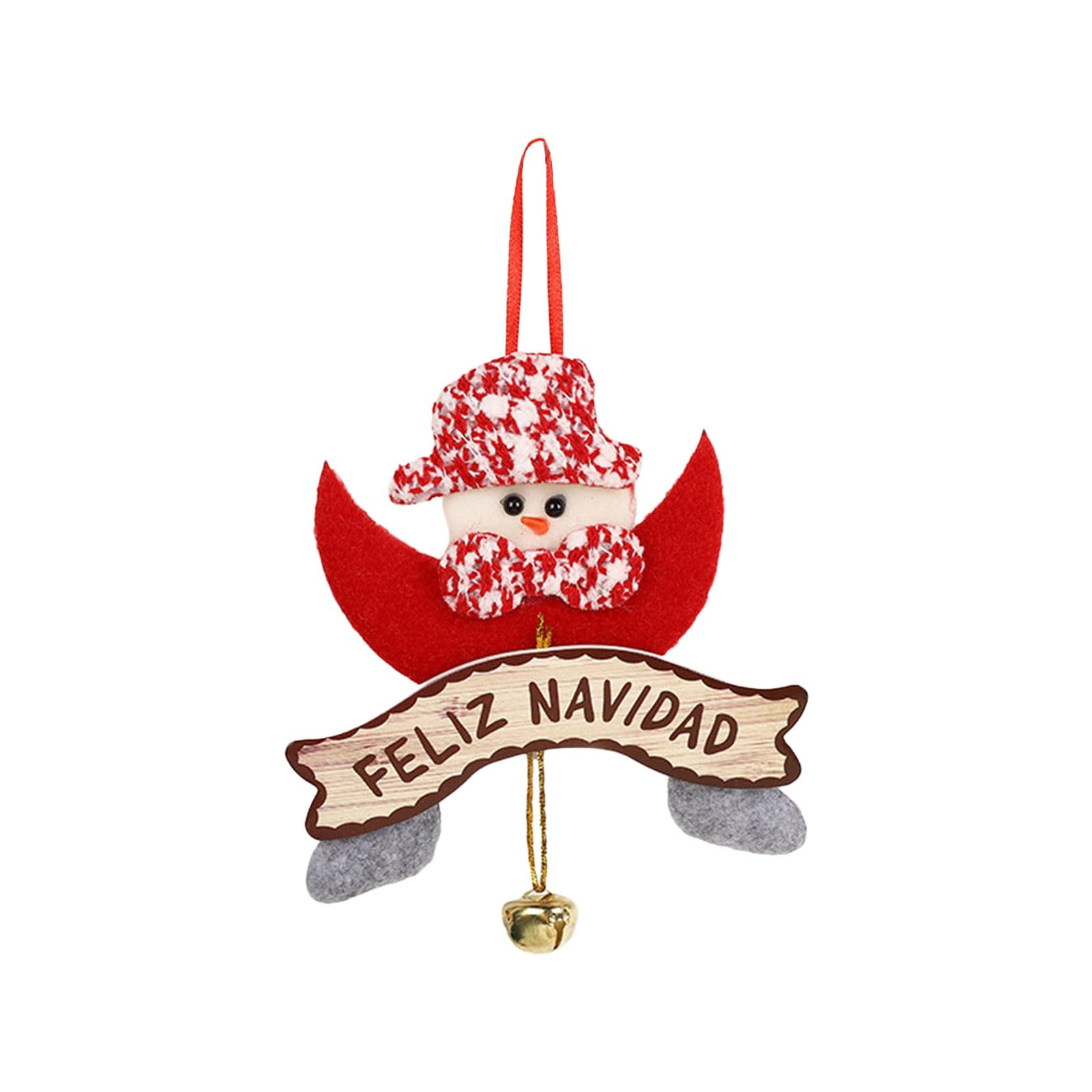 Kalttoy Snowman Christmas Tree Decorations With Metal Ornaments Christmas Pendant Santa Elk Hanging Ornament Decoration Head Pendant Festive Atmosphere Decor Exquisite Decor