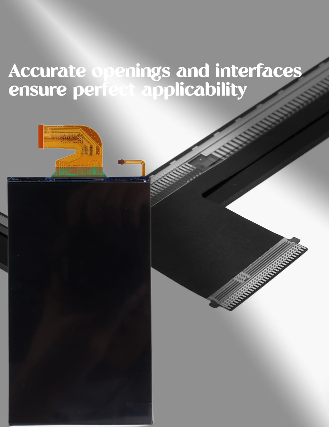 Écran LCD, écran De Remplacement pour Console De Jeu avec écran Tactile, Découpes Et Interfaces Précises, écran LCD Numérique Compatible pour Switch HAC‑001