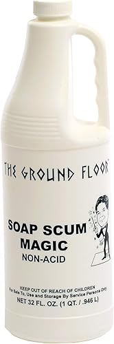 Jabón mágico, removedor de película, no ácido, sin blanqueador ni abrasivos, seguro para mármol, granito, azulejos, cromo, porcelana, plástico,