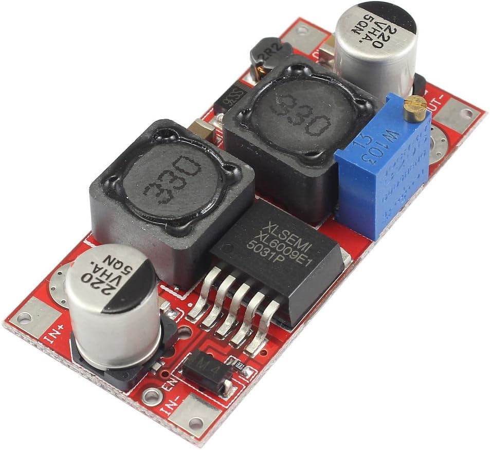 XL6009 DC-DC Automatic Boost Buck Converter 5V-32V to 2V-35V Adjustable Voltage Step Up/Down Power Supply Module