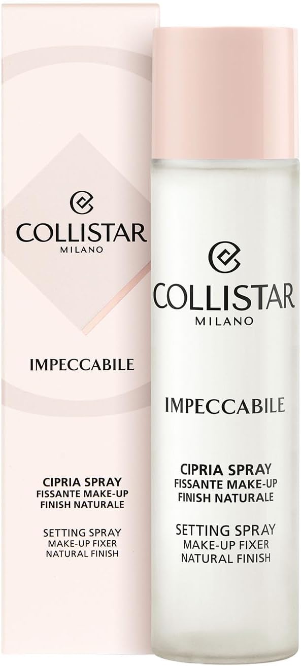 Collistar Impeccabile Spray Fissante Make Up, Lunga Tenuta, Azione Idratante Rinfrescante, Waterproof, Finish Opaco, 100 ml