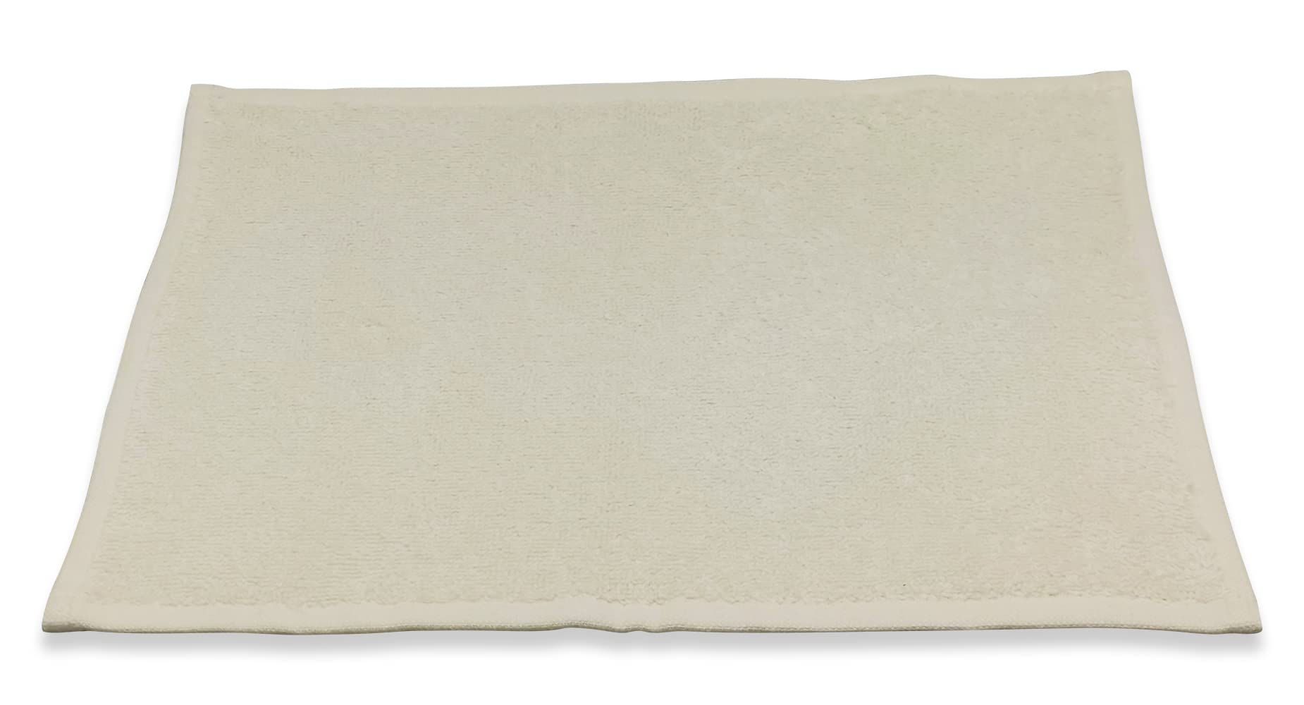 Cestino Lavette 100% Cotone 350 gr/mq con trapuntatura Panna 6 sztuk
