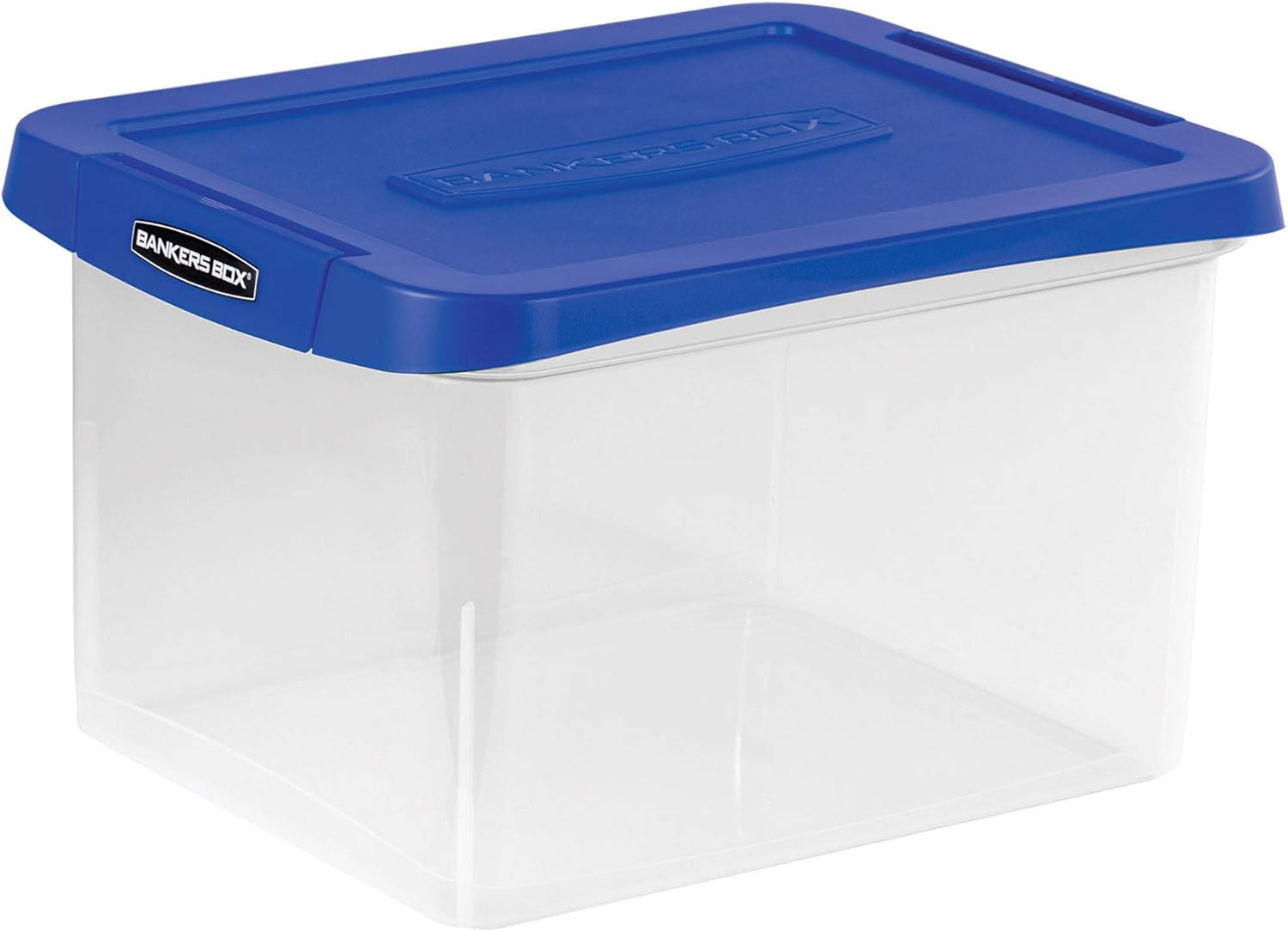 Fellowes Heavy Duty, Water Proof, Durable, Reinforced Corner, Comfortable Handle, Built-in Rail, Portable File Box (FEL0086201): Office Products