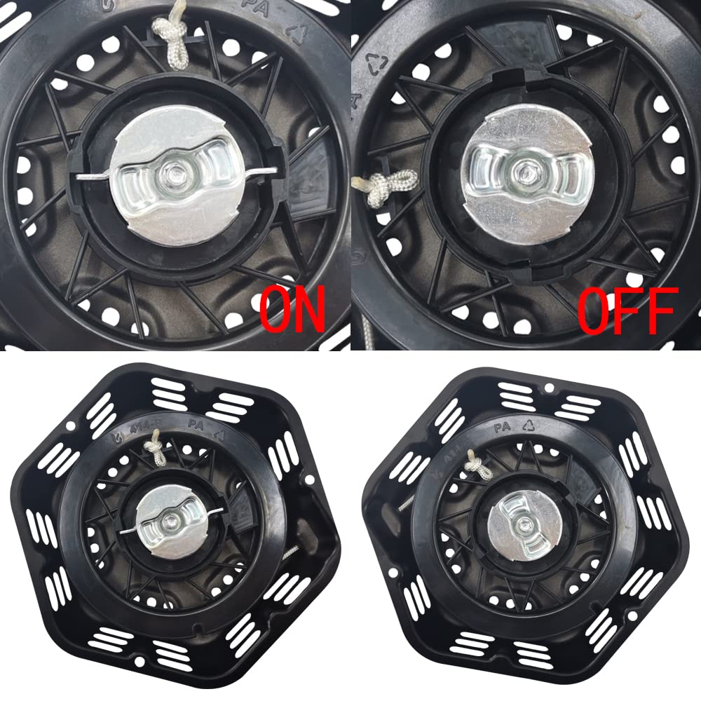 KIKITE Arrancador de retroceso para generador Champion de 420 cc, 439 cc, 459 cc, piezas de motor, pieza de repuesto #100715836-0001