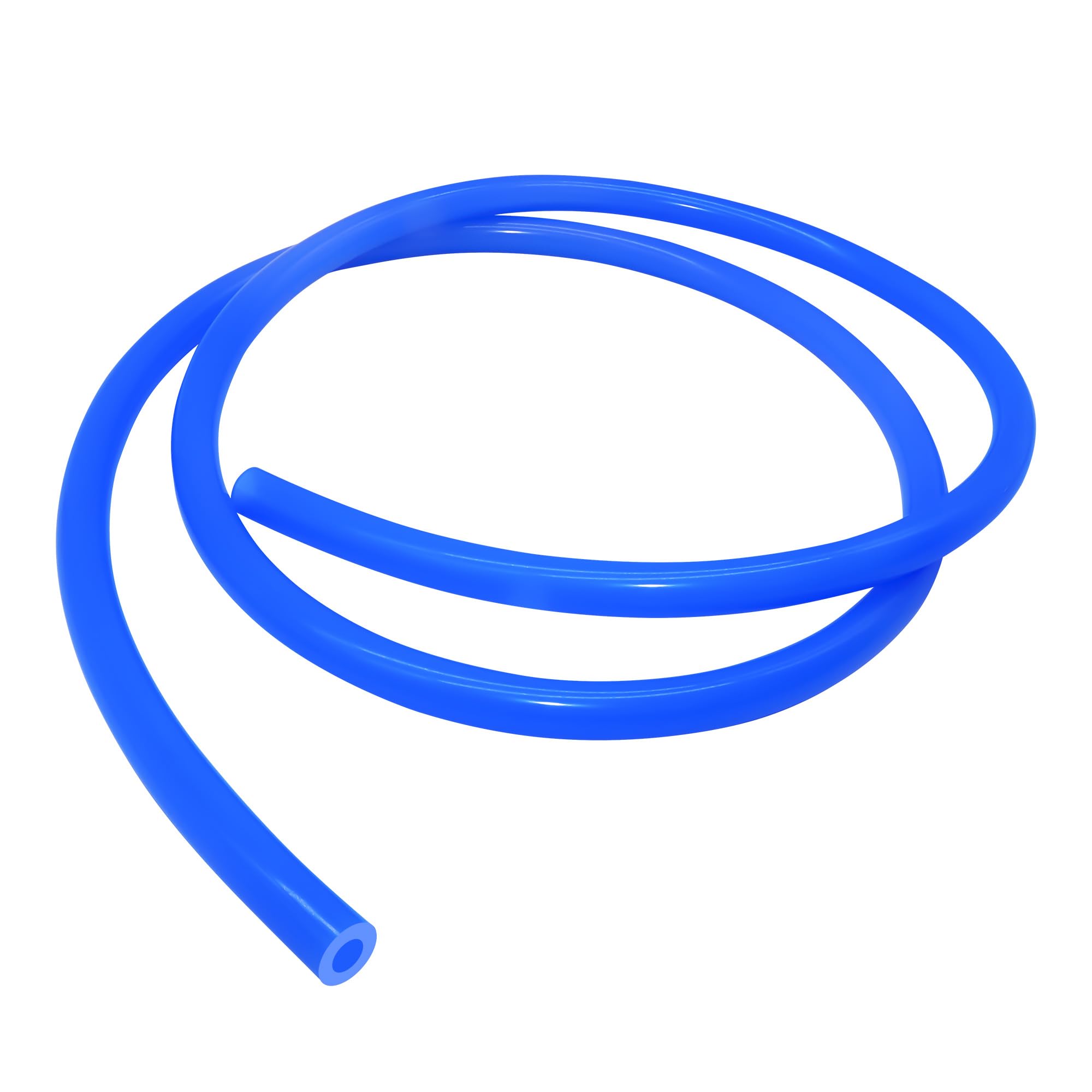 Lavmhab Blue Silicone Vacuum Hose 5Mm Id 11Mm Od 3Mm Wall Thickness 1.5 Meters (4.9Ft), Vacuum Silicone Tubing For Engine (Blue)