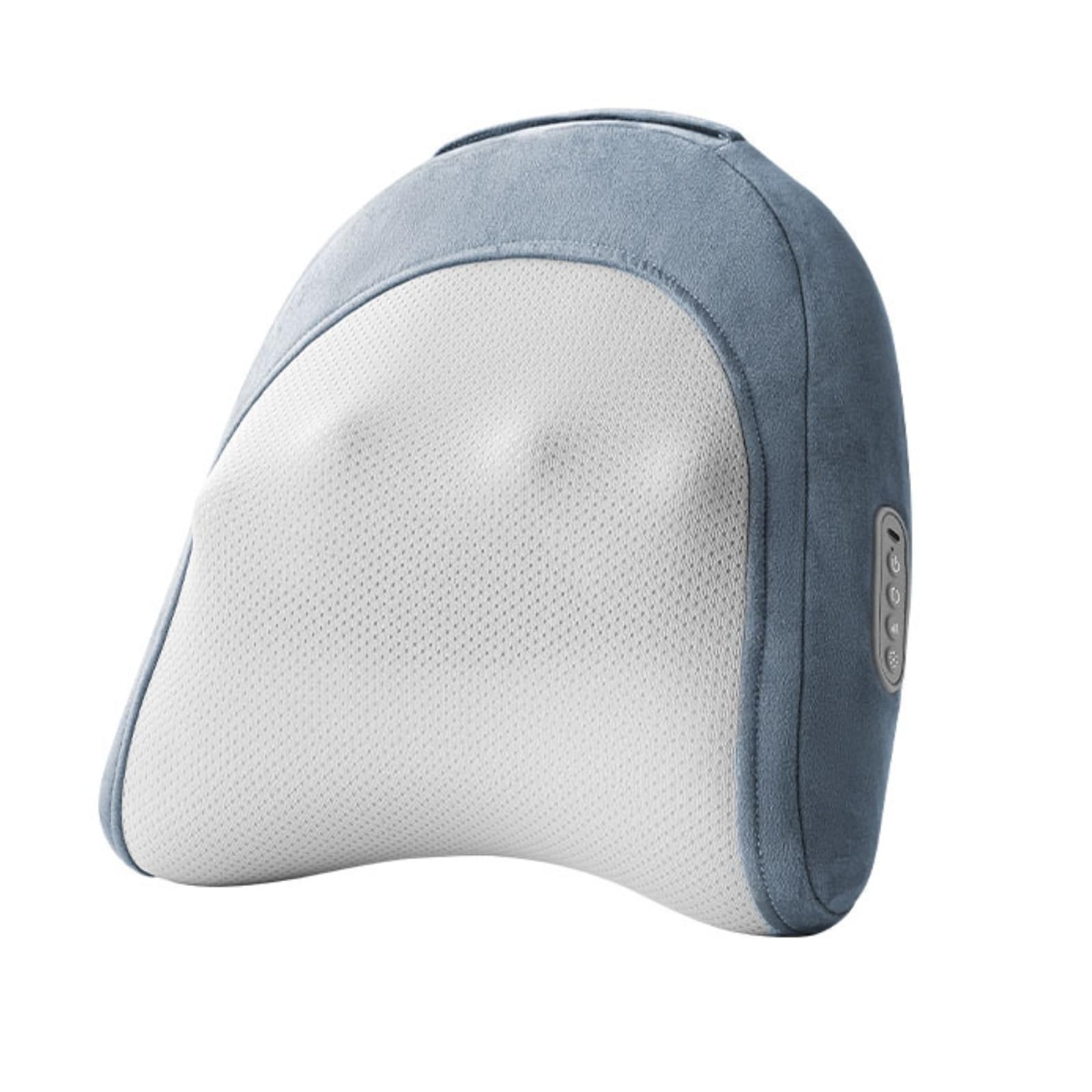 Cojín Masaje Inalámbrico Recargable Cojín Inalámbrico Ergonómico para Casa, Azul