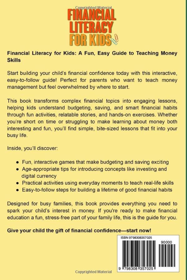 Financial Literacy for Kids: Fun Interactive Lessons to Budget, Save, and Invest to Build Real-Life Money Skills - Image 2