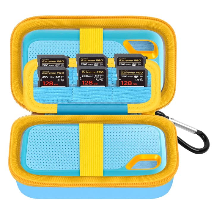 COMECASE Capa dupla SSD para SSD portátil SanDisk Extreme, comporta 2 unidades e 12