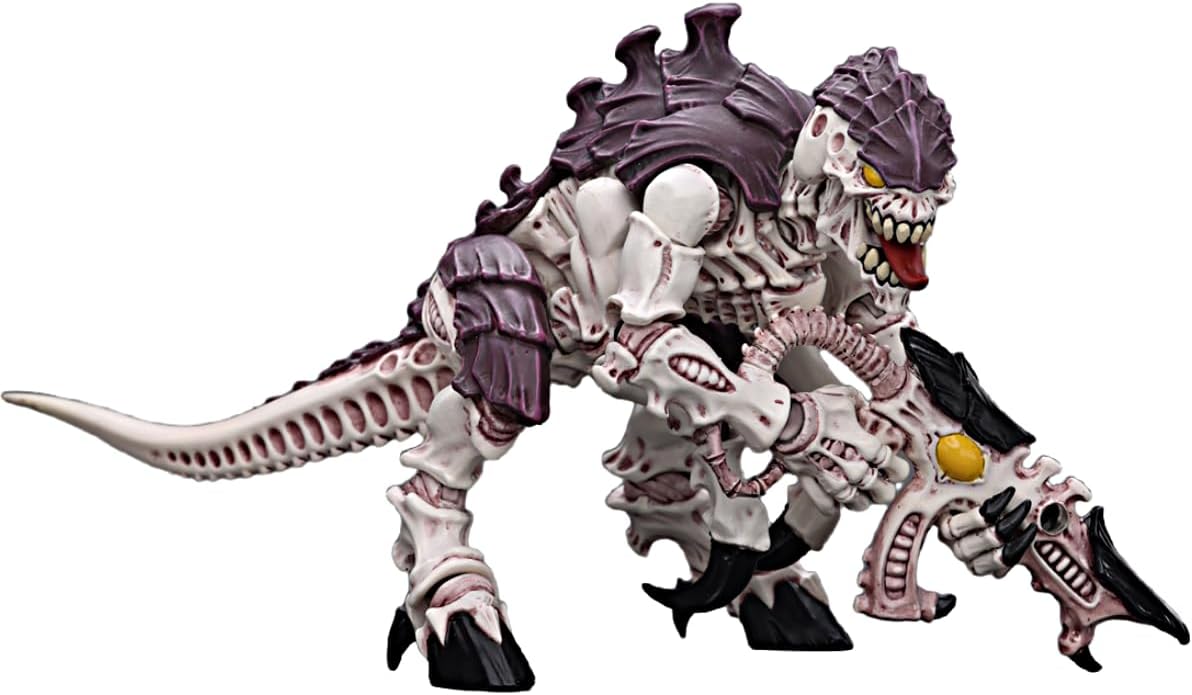 JOYTOY 1/18 Action Figure Warhammer 40,000 Tyranids Hive Fleet Leviathan Termagant with Fleshborer 4inch Movable Model Collectible Figurine