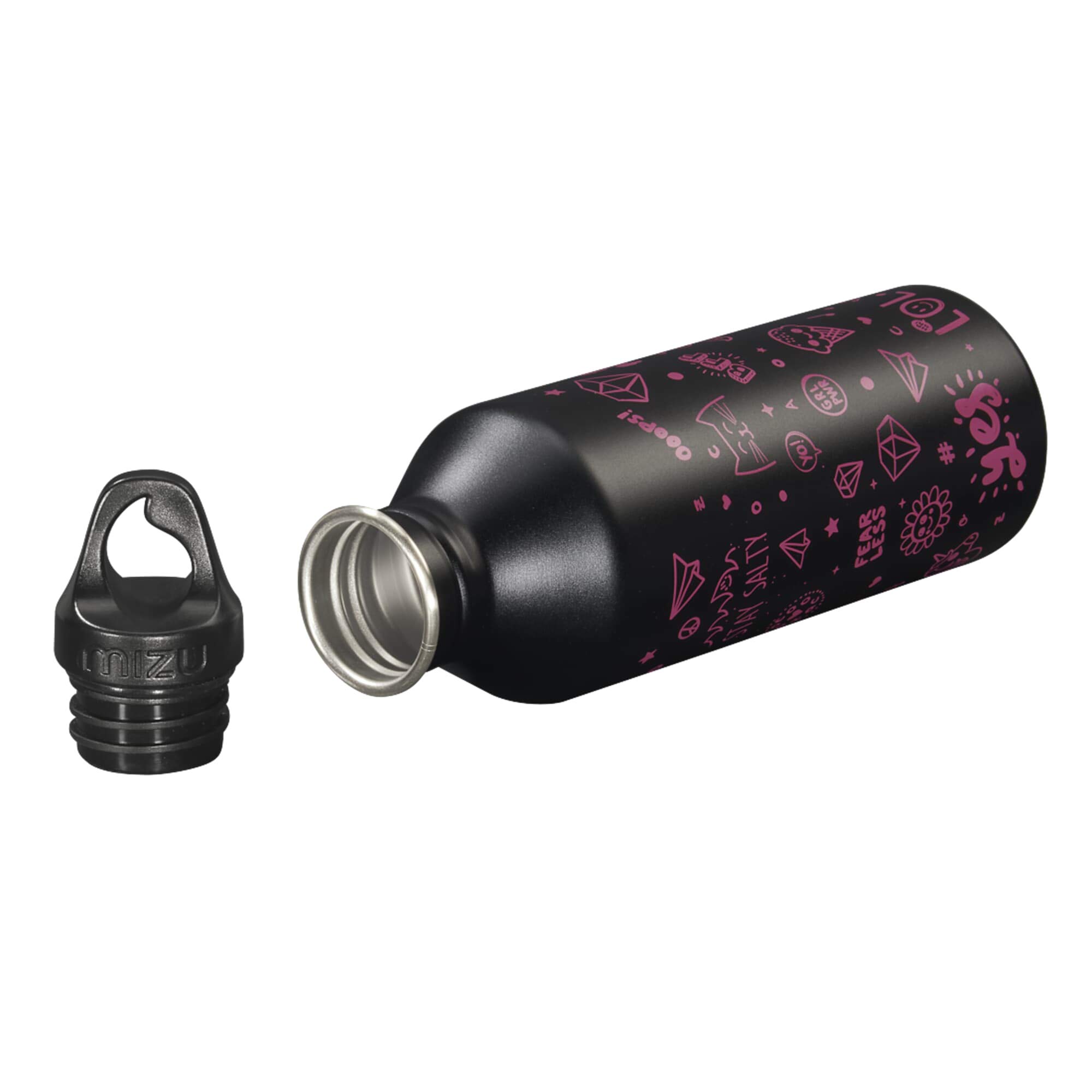 Coocazoo Trinkflasche „SodaLoda“, 0,75 l, Edelstahl, robust, widerstandsfähig, auslaufsicher, für heiße und kohlensäurehaltige Getränke, ohne Weichmacher, für Teenager ab der 5. Klasse