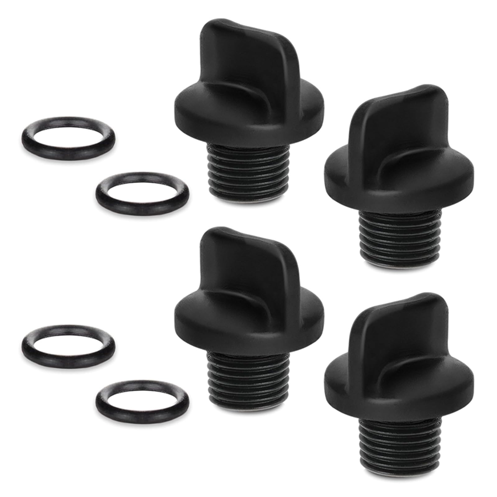 4pcs Sturdy Pool Pumps Drain Plugs with O Rings Accessory with Various Pumps Systems Easy Installion Designs Drain Plugs for Pool Equipment