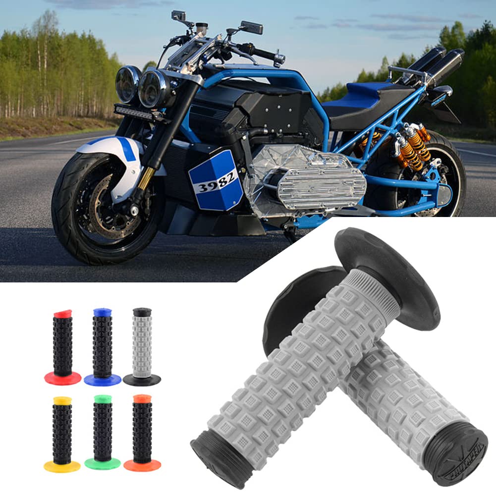 Motorrad Lenkergriffe 2er Set - Rutschfeste Gummi-Griffe Für Besseren Halt