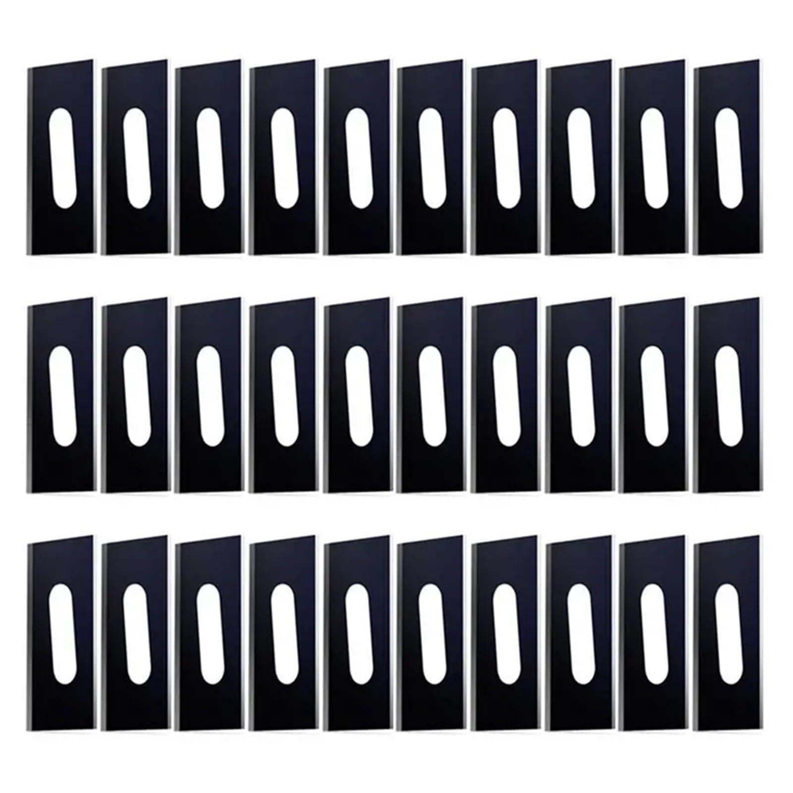 Sharp Lawn Mower Grass Replacement Blades 30Pcs Compatible With Sti&hl* Robotic Lawnmower Trimmer Cutter Pieces Tool Parts(Black)