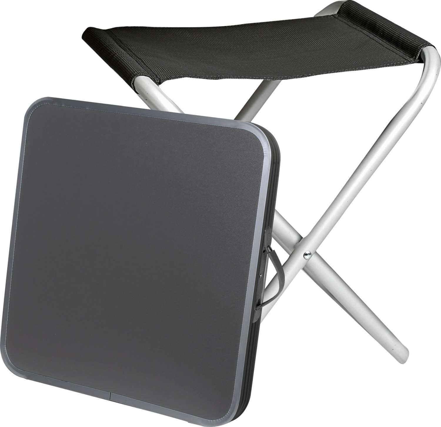 BRUNNER Hoggy Set tavolo e sgabello grigio/nero