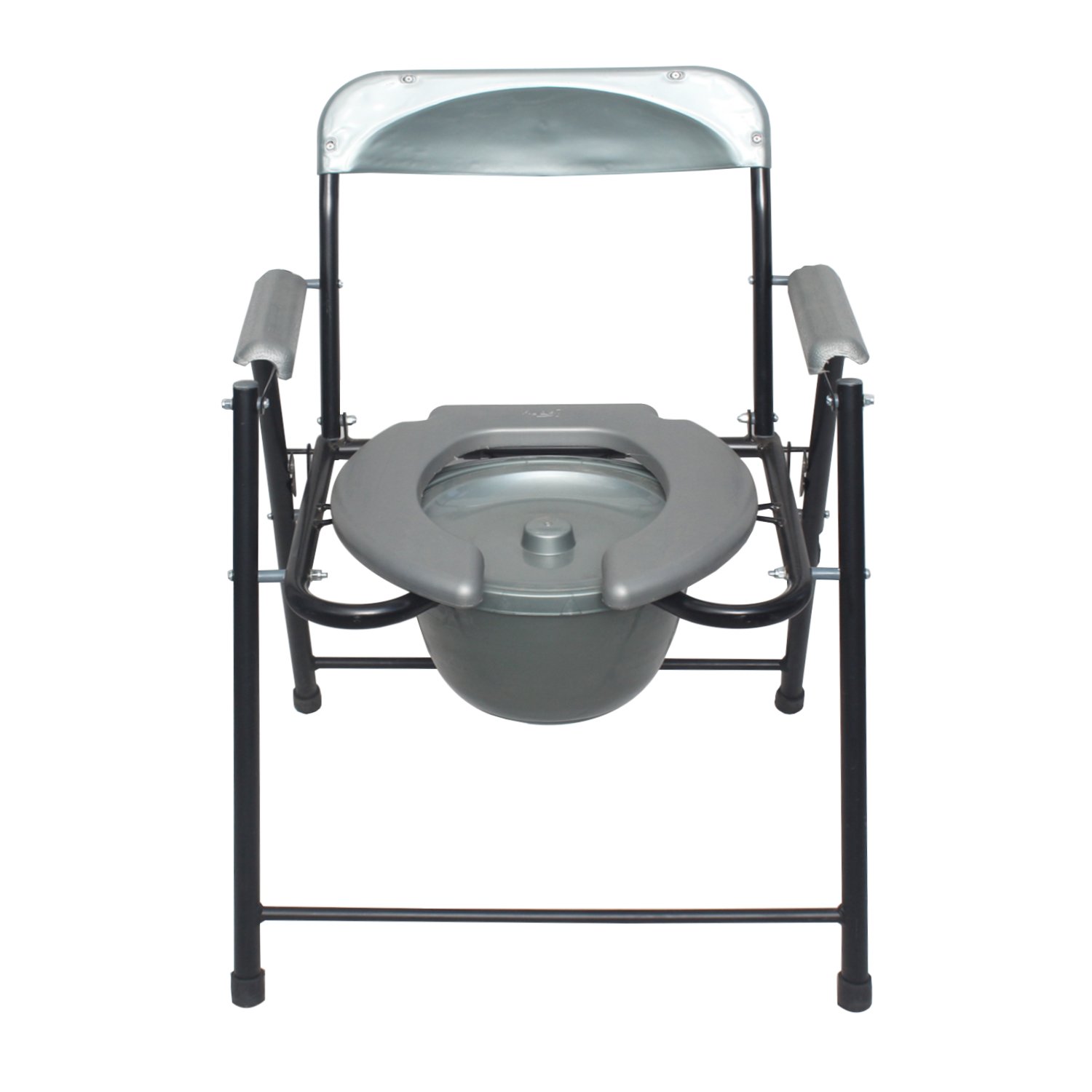 Foldable Commode Chair Front Cut Amazon.in Health & Personal Care