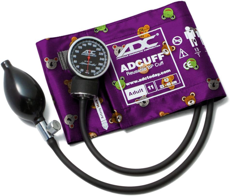 ADC DIAGNOSTIX 720 Pocket Aneroid Sphygmomanometer, Adimals, Adult