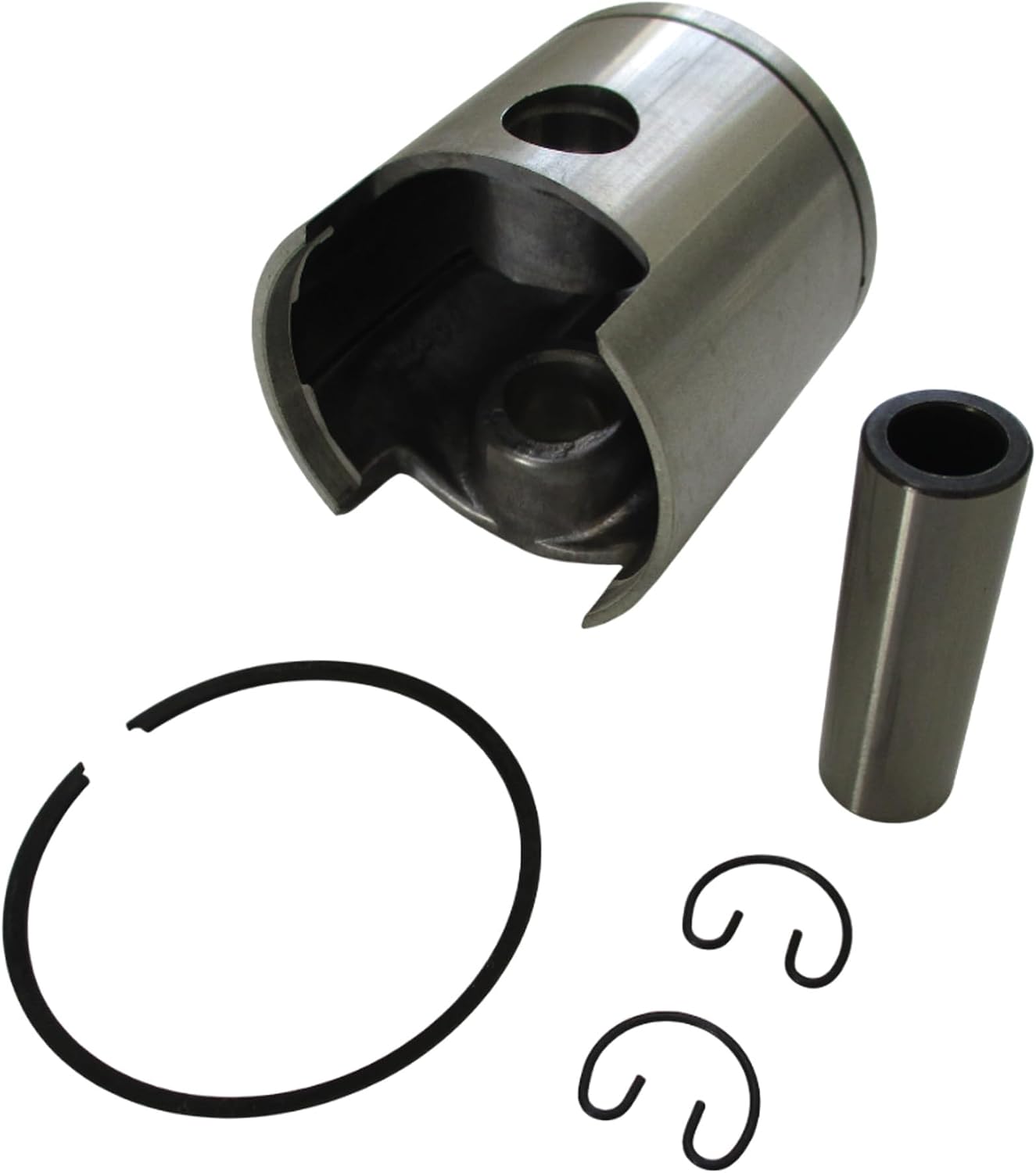 Asaki Piston Kit 09-710-01 3084240 Compatible with Snowmobile Polaris Indy 440 Sport/XCF Oversize 0.25 with Ring