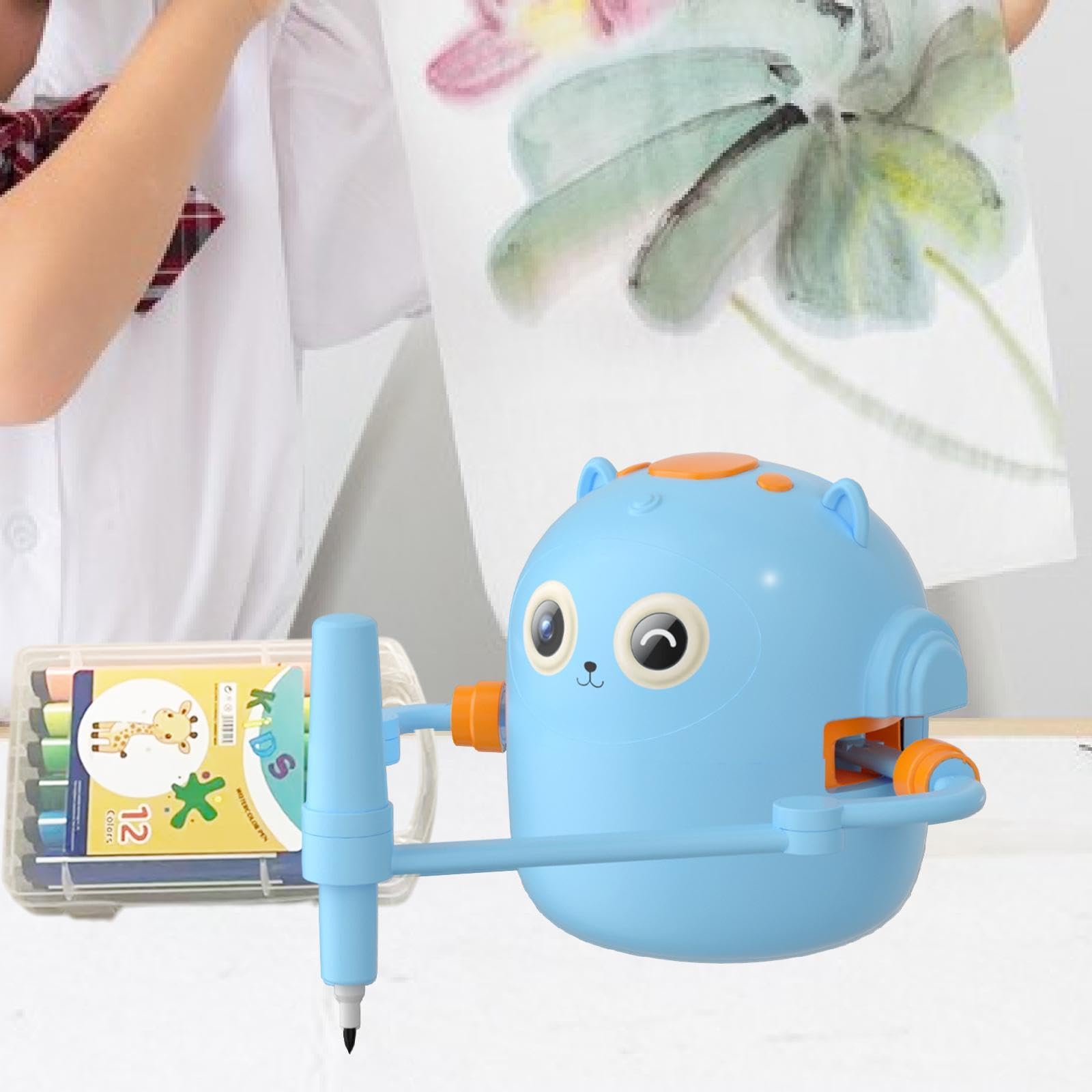 Fenteer Kinder Zeichnen Roboter Kreatives Malerei Lernspielzeug für Kinder Geburtstag Geschenk
