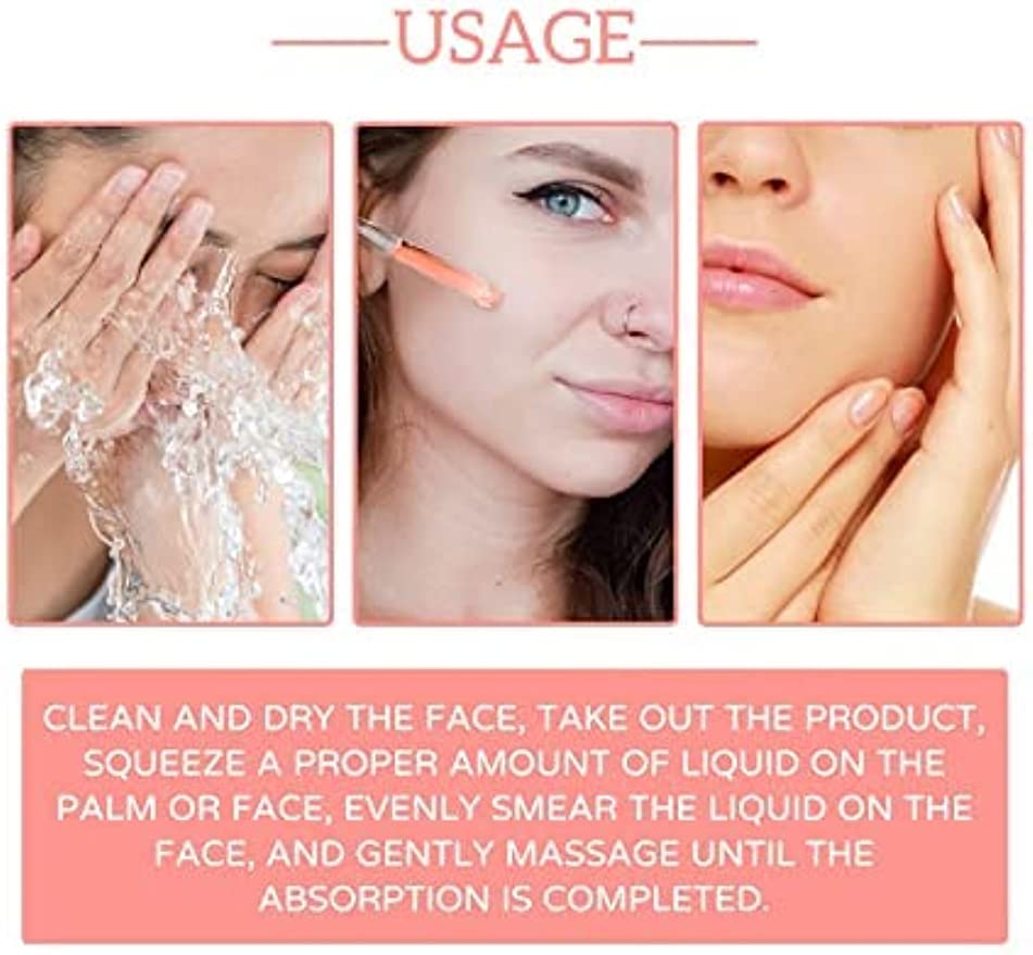 Miniatura 5 de Suero facial 5 en 1, reduce las arrugas, suero corrector de manchas oscuras, suero facial con ácido hialurónico y niacinamida (2 unidades)