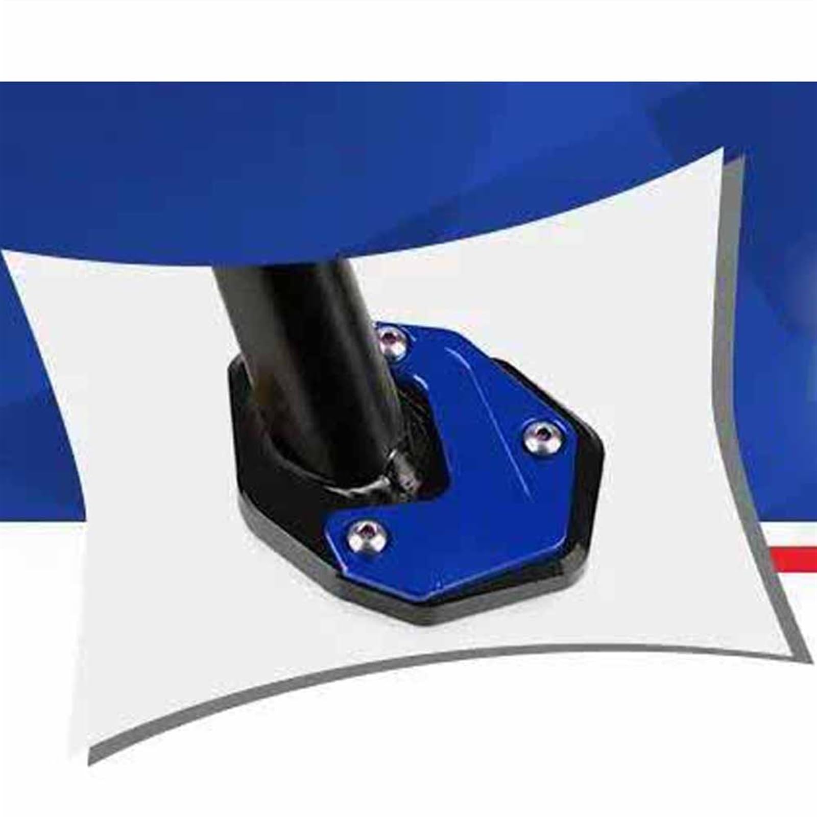 Piede Estensione Per Cavalletto Laterale Moto – Piastra In Alluminio CNC Per BMW G310GS (2018-2021), Stabilità Su Terreno Morbido