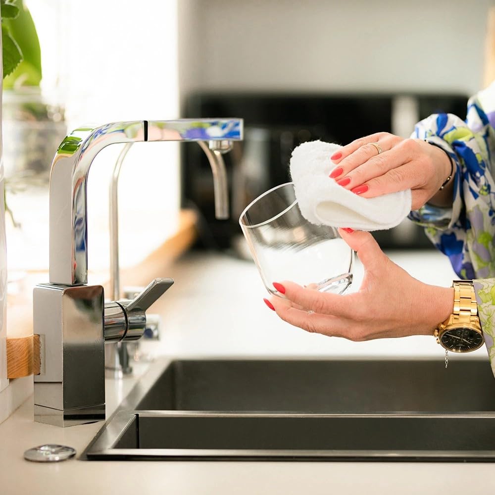 Kit de démarrage de cuisine - Ensemble en microfibre écologique pour un nettoyage de cuisine sans traces et sans produits chimiques