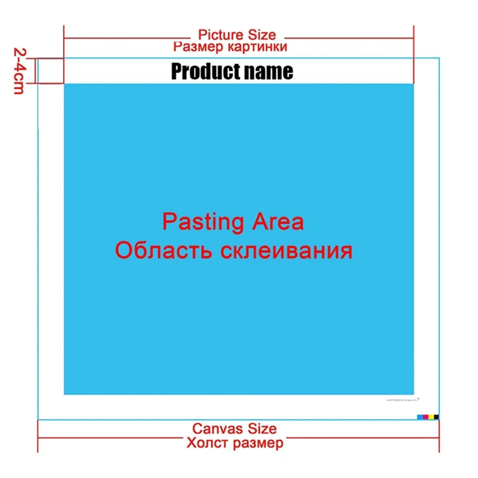3 Pack Diamond Painting kit Completo Grandi Dimensioni Geometria blu d'oro Mosaico fai da te codici Numerici Pittura diamante strass ricamo a Punto Croce,Decorazioni Casa Pareti 40x50cm Square drill