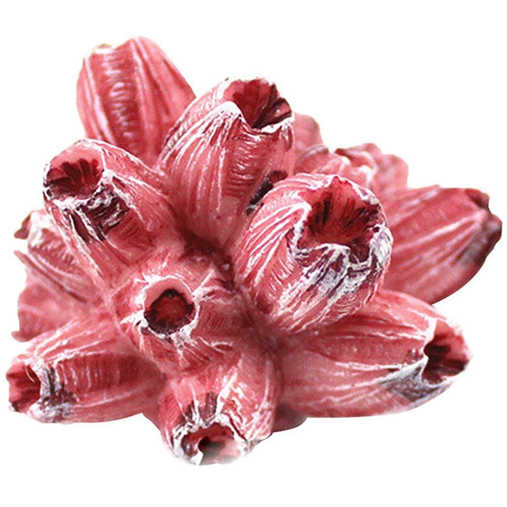 Froiny As Picture Show Stone Coral Reef Ornament, Aquarium Decor Artificial Fake Coral Mini Hiding Ornament For Fish Tank Decoration