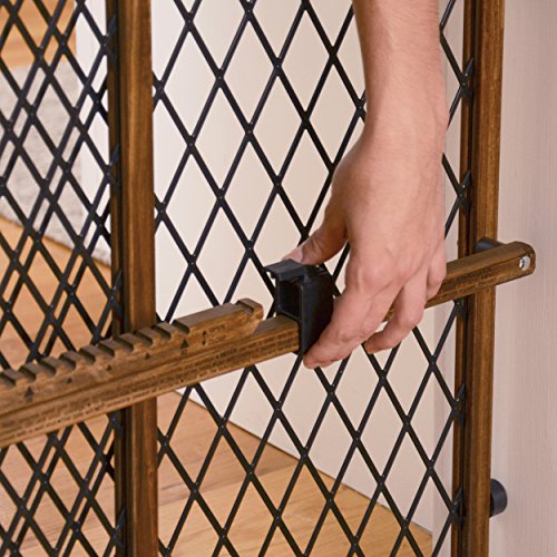 Position & Lock Baby Gate, Pressure-Mounted, Farmhouse Collection - Image 5